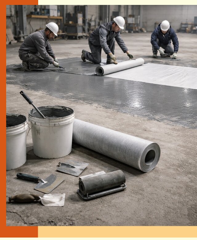 Гидроизоляция промышленного пола в Старой Руссе — защита и долговечность