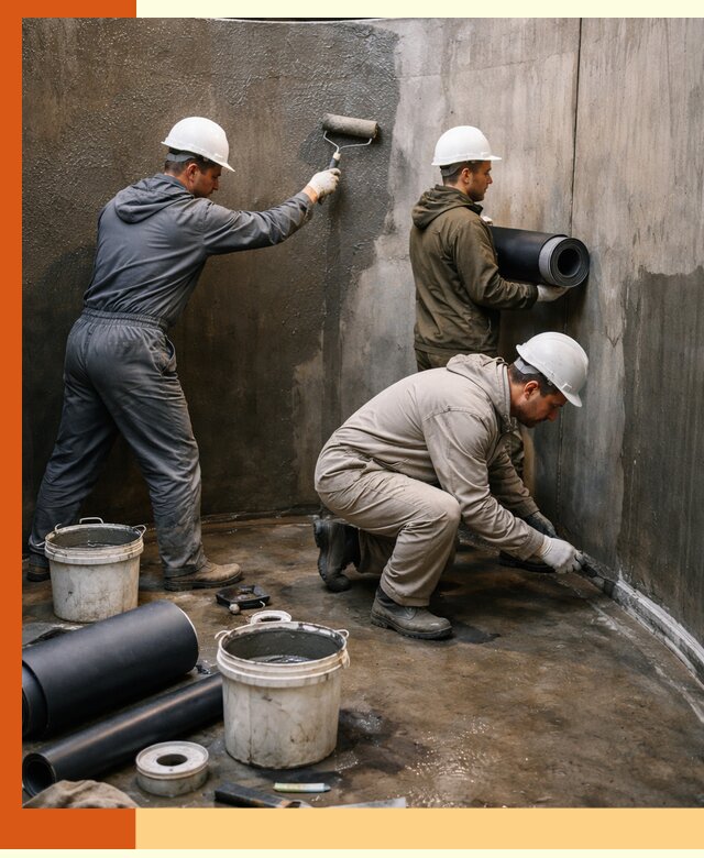 Гидроизоляция резервуара профессионально в Старой Руссе