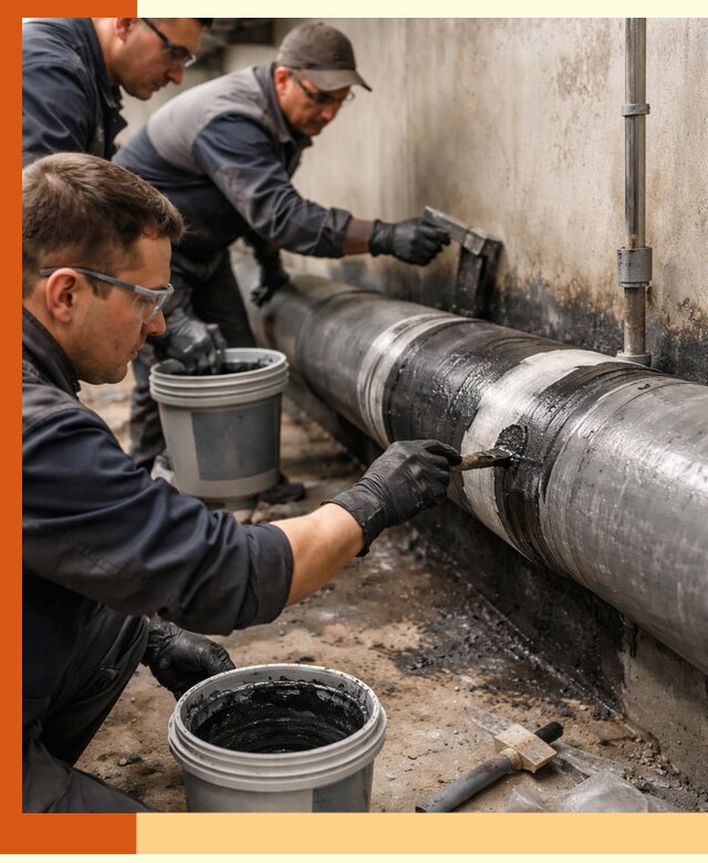 Гидроизоляция труб в Старой Руссе — защита и герметизация коммуникаций