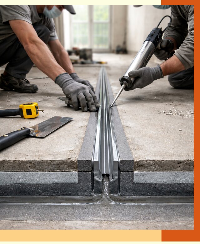 Гидроизоляция деформационного шва в Старой Руссе от 7643 руб. под ключ | ТепломастерСрс