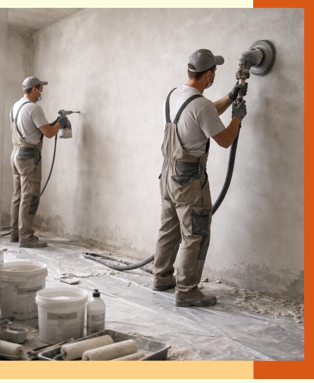 Подготовка поверхности под напыление в Старой Руссе от 1223 руб. — ТепломастерСрс