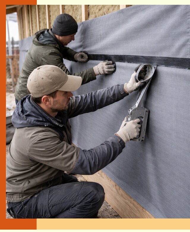 Монтаж ветроизоляции зданий и конструкций в Старой Руссе