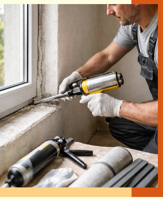 Герметизация стыков и примыканий в Старой Руссе от 1223 руб. под ключ | ТепломастерСрс