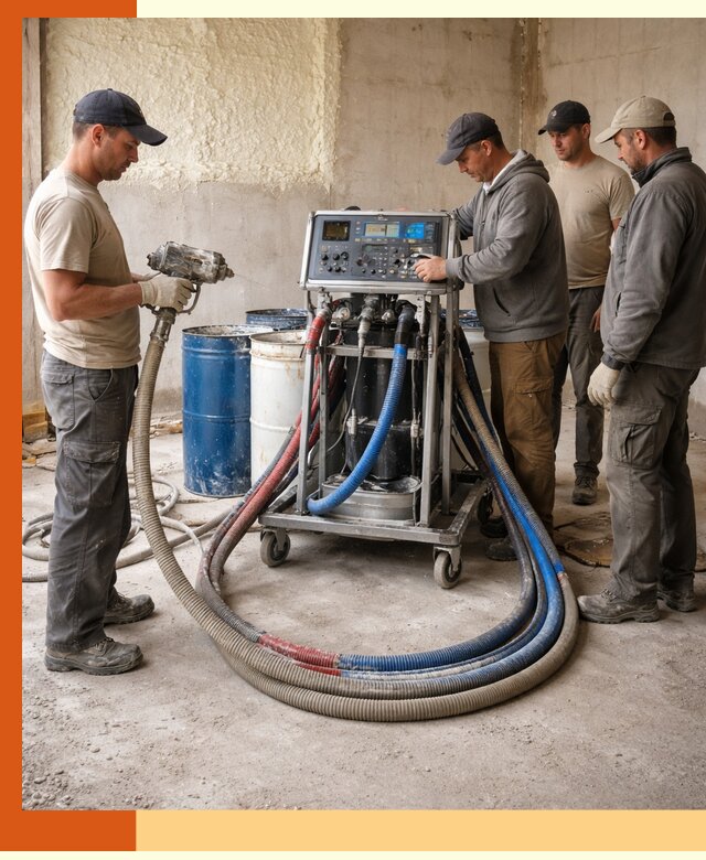 Аренда установки для напыления ППУ в Старой Руссе на выгодных условиях